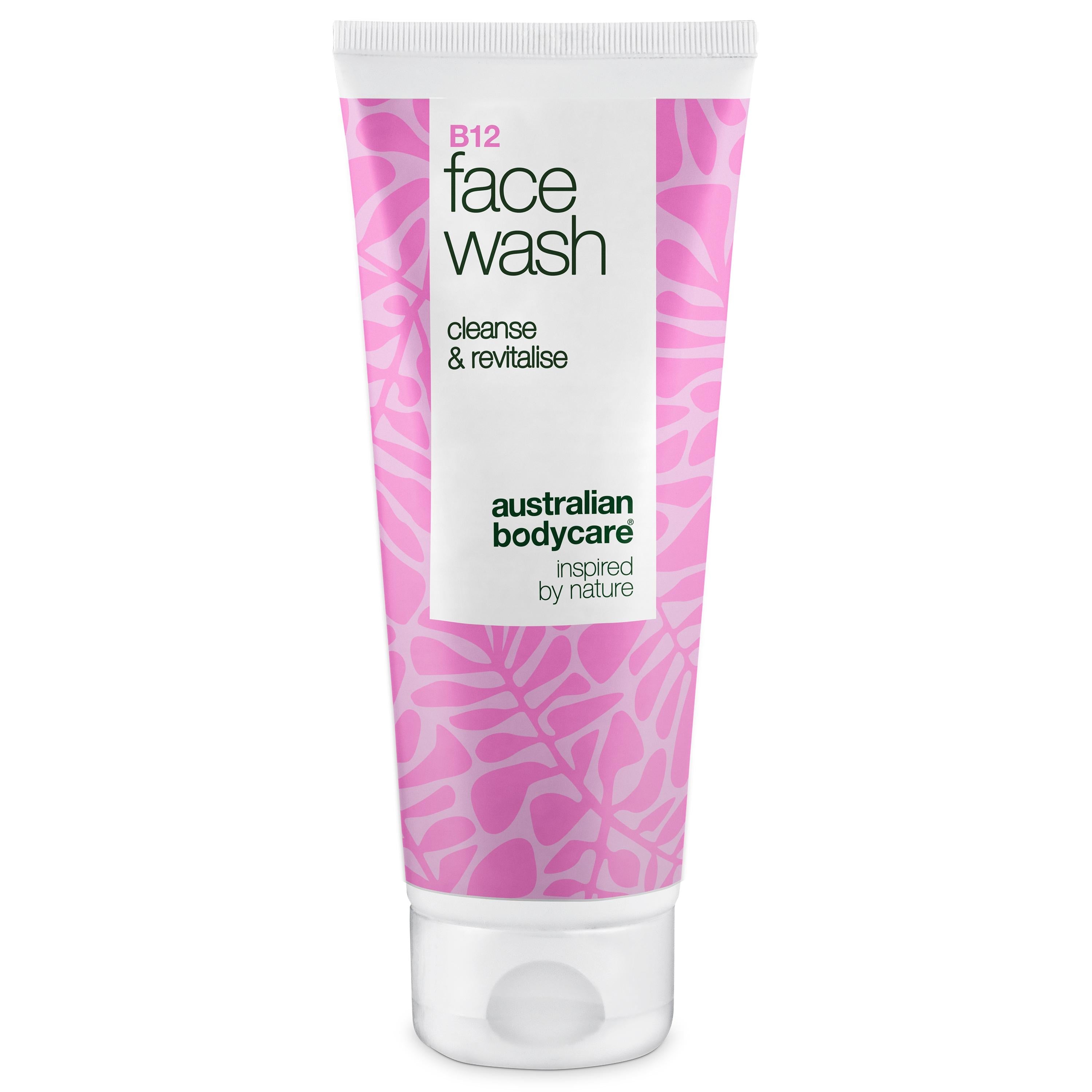 B12 Face Wash Daglig Ansigtsrens Mod Snavs Urenheder  Effektiv B12 Ansigtsvask Der Fjerner Makeup Urenheder Ren Velplejet Hud Med Naturlig Glød Stk