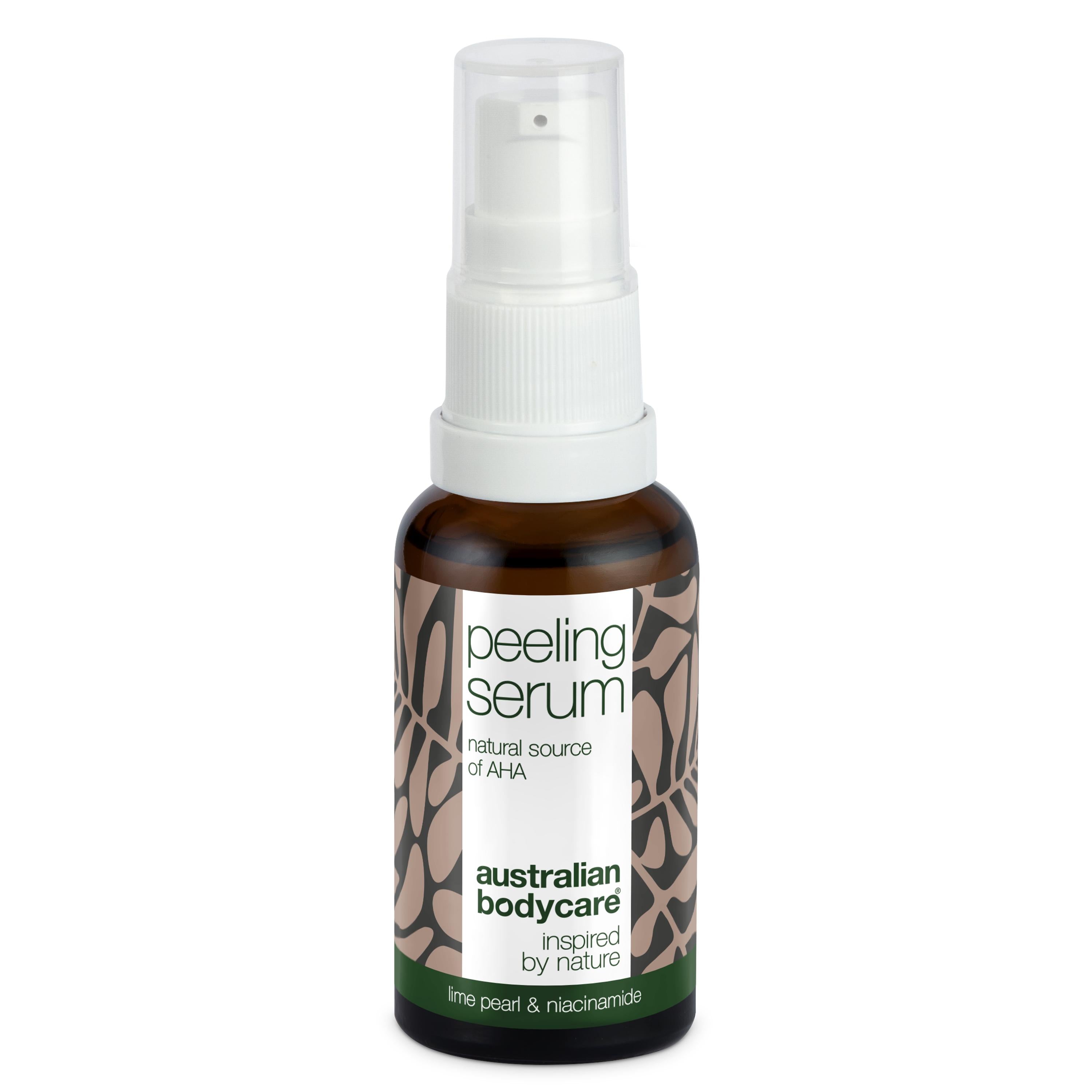 Aha Peeling Serum Eksfoliering For Glattere Friskere Hud  Aha Peeling Serum Fjerner Døde Hudceller Udjævner Hudens Tekstur Giver Sund Glød Med Lime Pearl Niacinamid Allantoin Stk
