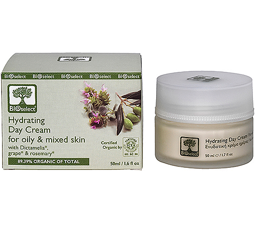 Bioselect Dagcreme Til Olieret Kombineret Hud Ampbull 50ml