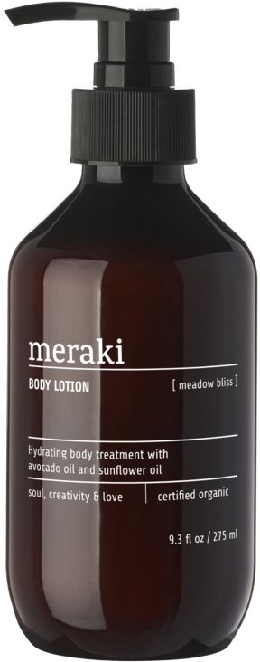 Bodylotion Meraki Meadow Bliss 275 økologisk Med Aloe Vera   Avocadoolie Beriget Med Vitamin