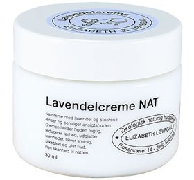 Elizabeth Løvegal Natcreme Lavendel Ampbull 30ml