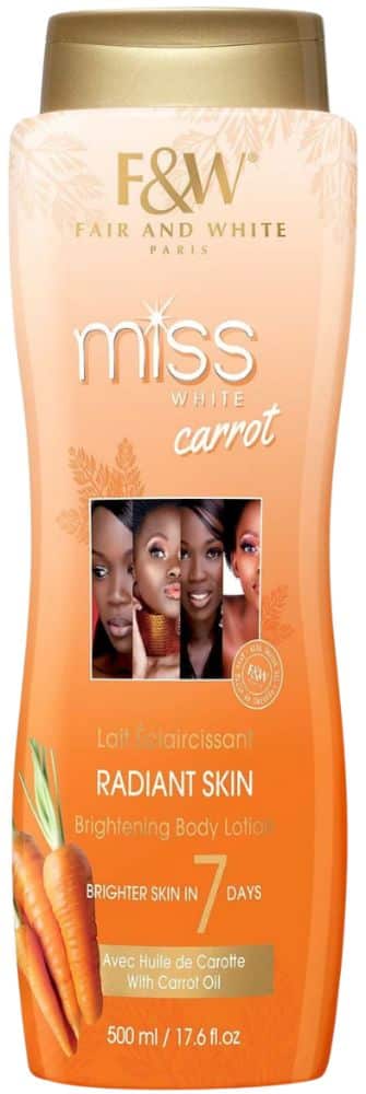 Fair   White Miss White Carrot Brightening Bodylotion 500