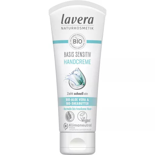 Håndcreme Basis Sensitiv 75ml Lavera Naturkosmetik