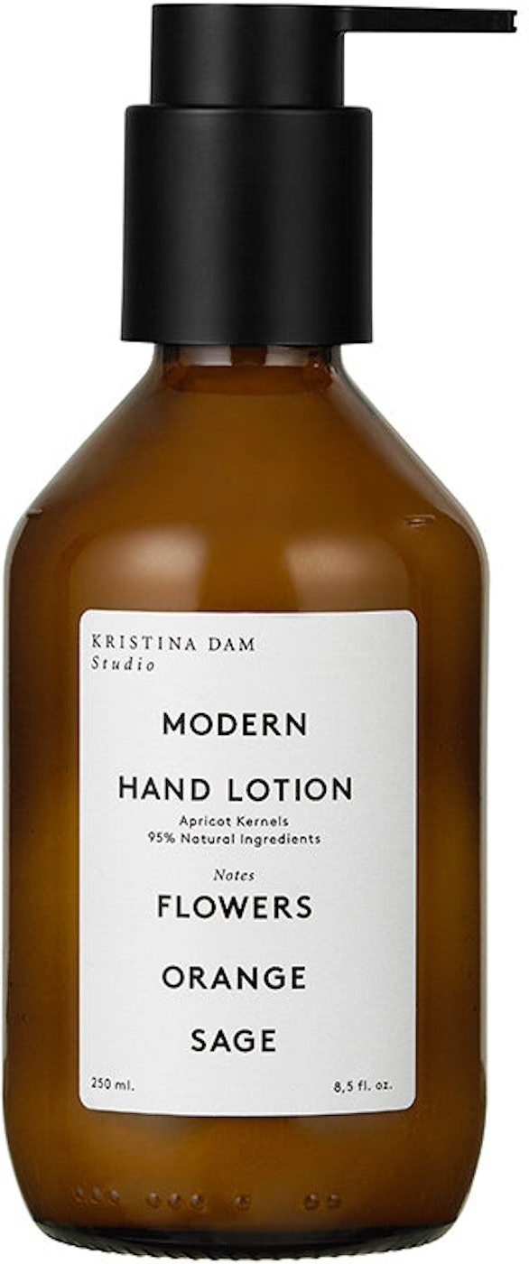 Håndcreme   Håndlotion Kristina Dam Modern Nærende Med Mandel Abrikoskerneolie Silkeblød   Fugtgivende Med Duft Appelsin   Salvie