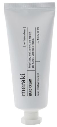 Håndcreme Meraki Northern Dawn Cosmos økologisk Fugtgivende Med Mandelolie   Aloe Vera Appelsin Cedertræ Duft