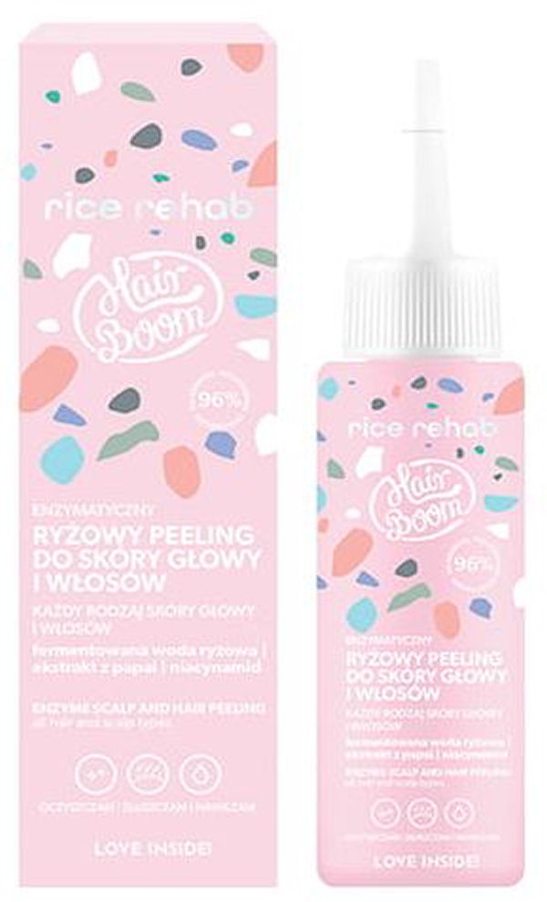 Hair Boom Rice Rehab Enzyme Scalp And Hair Peeling 100ml Dato