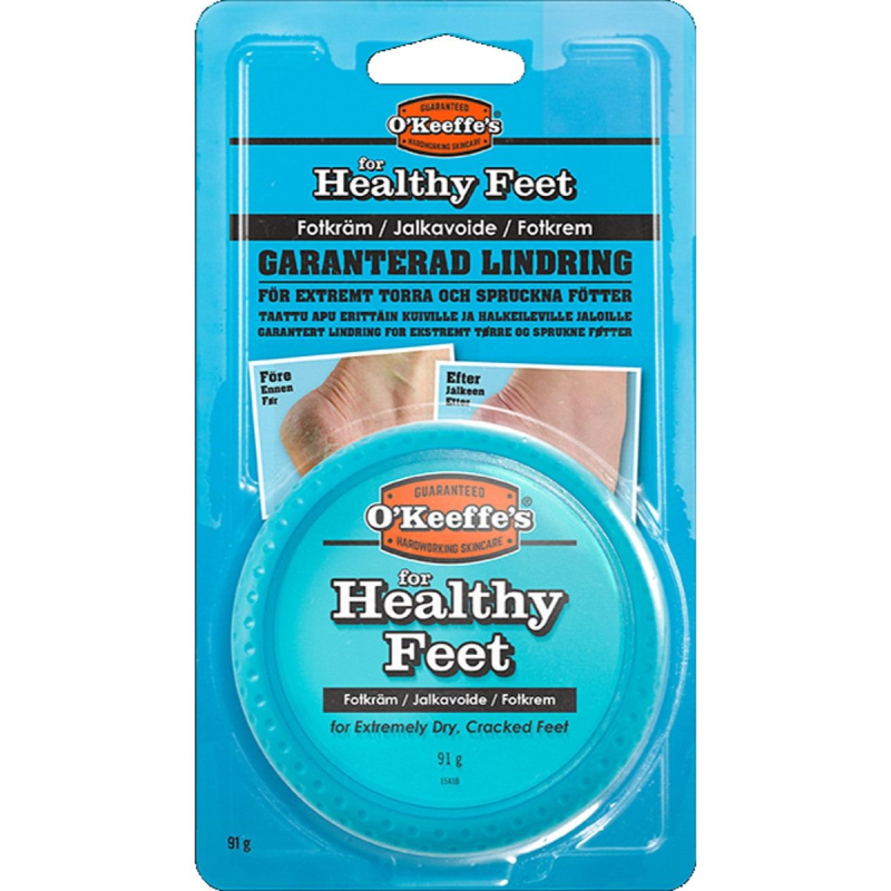 Healthy Feet Fodcreme 91g Krukke Fra Keeffe