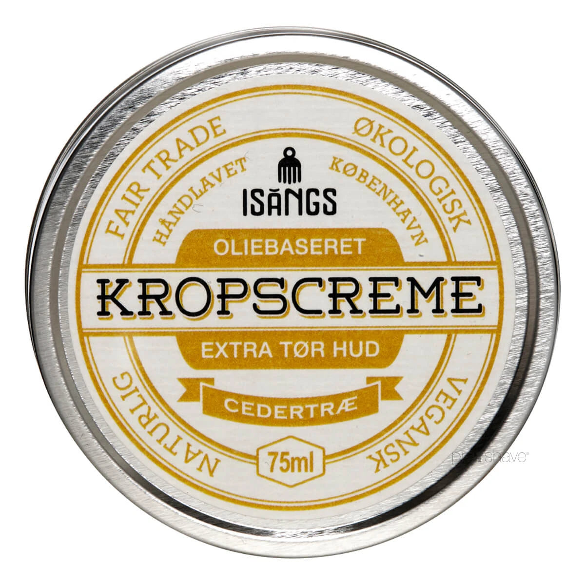 Isangs Kropscreme Til Ekstra Tør Hud Cedertræ