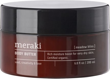 Meraki Meadow Bliss økologisk Body Butter 200 Intensiv Fugtgivende Dagcreme Til Tør Hud