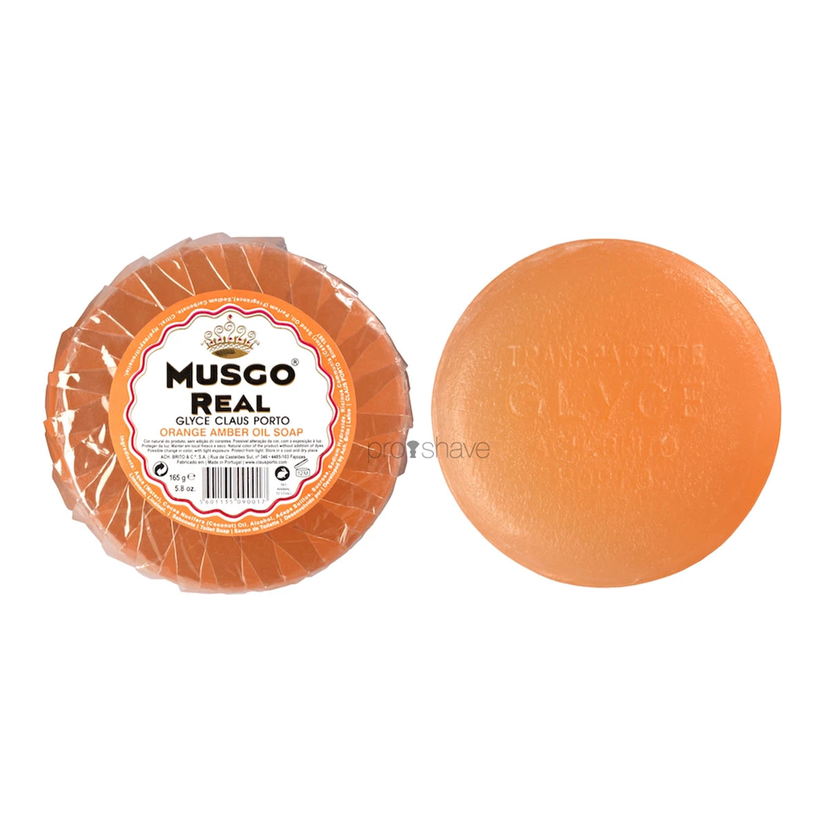 Musgo Real Glycerinsæbe Til Ansigtet Orange Amber 165