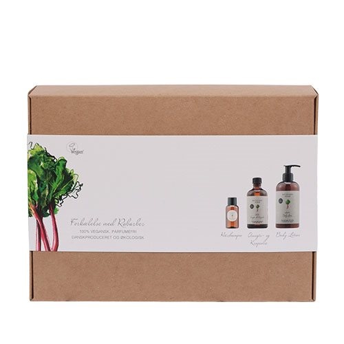 Naturfarm Vegan Gaveæske Ansigts Kropsolie Bodylotion Shampoo