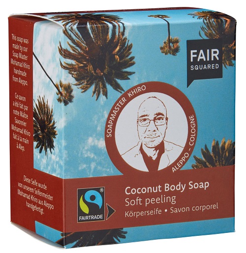 Restparti Fair Squared økologisk Body Peeling Sæbebar