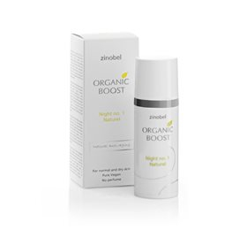Zinobel Night Naturel Natcreme Organic Boost Ampbull 50ml