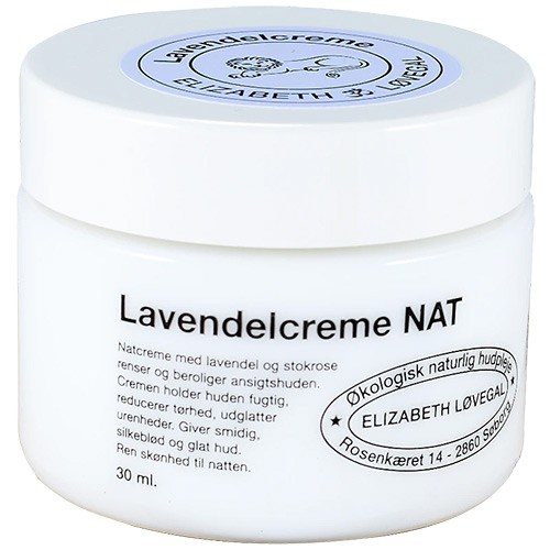 Natcreme Lavendel Elizabeth Løvegal